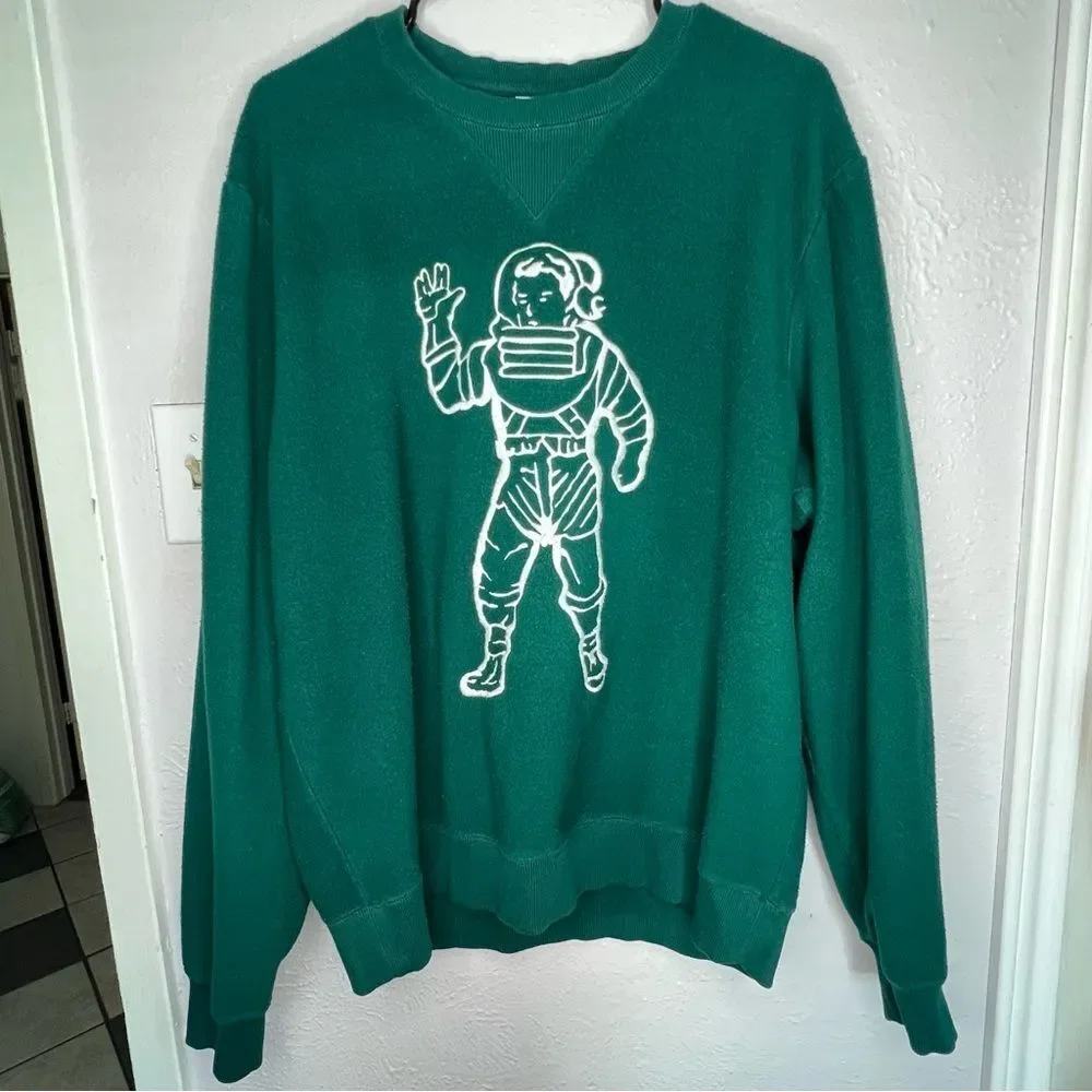 Billionaire Boys Club Green Astronaut Men’s Pullover Men’s Sweatshirt Sz XL - Picture 2 of 11